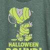 Women's - Peanuts - Halloween Bound Glow In The Dark Short Sleeve Graphic T-Shirt - 2 of 4