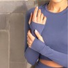Anna-Kaci Active Women's Long Sleeved Seamless Fitness Yoga Top - 4 of 4