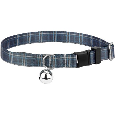 Country Brook Petz® Navy Plaid Cat Collar
