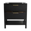 ChicFurnit Bathroom Vanities Modern Vanity with Sleek Design and Ample Storage for Bathroom Spaces, Black,29.13”*17.91”*32.68" - 2 of 3