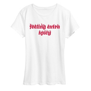 Women's - Instant Message - Feeling Extra Spicy Short Sleeve Graphic T-Shirt - 1 of 4