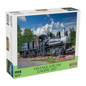 Mchezo 1000pc Train Lover Jigsaw Puzzle: Vintage Steam Engine 2147 - 1 of 4