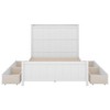 CAVINAS Full Size Platform Bed Modern Wooden Bed Frame with Storage Headboard and 4 Storage Drawers for Bedroom - 3 of 4