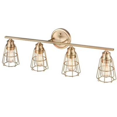 Millennium Lighting 4 - Light Vanity in  Modern Gold