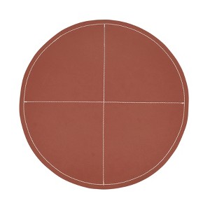 Saro Lifestyle Faux Leather Luxe Placemat (Set of 4) - 1 of 4