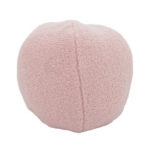 10" Fuzzy Fantasy Faux Fur Ball Poly Filled Round Throw Pillow - Saro Lifestyle - 1 of 3