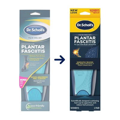 Dr. Scholl&#39;s Cut to Fit Inserts Plantar Fasciitis Women&#39;s Pain Relief Orthotics - 1pair - Size (6-10)