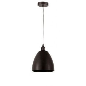 Edison Dome - 1 Light Cord Hung Mini Pendant In Industrial Style-12.88 Inches Tall and 9 Inches Wide - 1 of 1