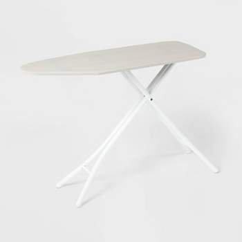 Wide Ironing Board White Metal with Creamy Chai Cover - Room Essentials™