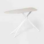 Wide Ironing Board White Metal with Creamy Chai Cover - Room Essentials™