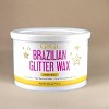 Gigi Hard Wax Brazilian Glitter Wax - 14 oz - Tame the Coarse, Unleash the Glam: The Glitter Wax You Deserve - 3 of 4