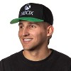 Xbox Mens' Gaming Logo Snapback Hat Adult Precurve Adjustable Hat Cap - 2 of 4