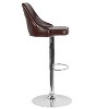 Emma and Oliver Contemporary Adjustable Height Barstool - 4 of 4