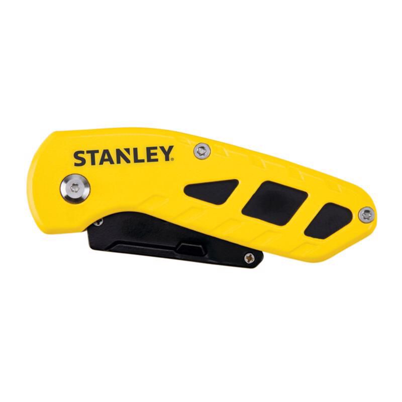 Stanley 4 in. Folding Compact Utility Knife Black/Yellow 1 pc, 2 of 6