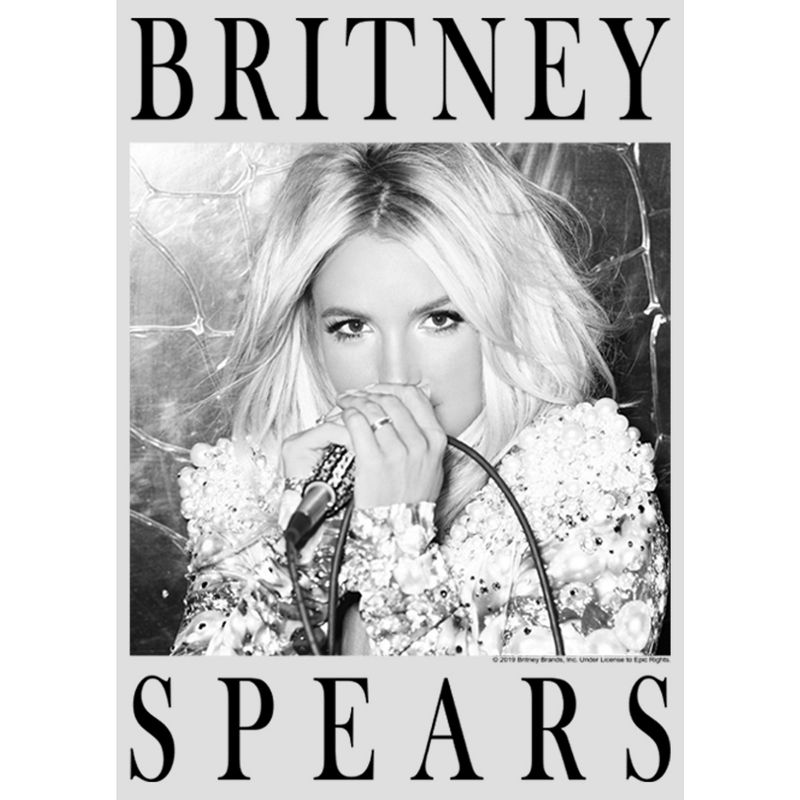 Women's Britney Spears Classic Star Frame Racerback Tank Top, 2 of 5