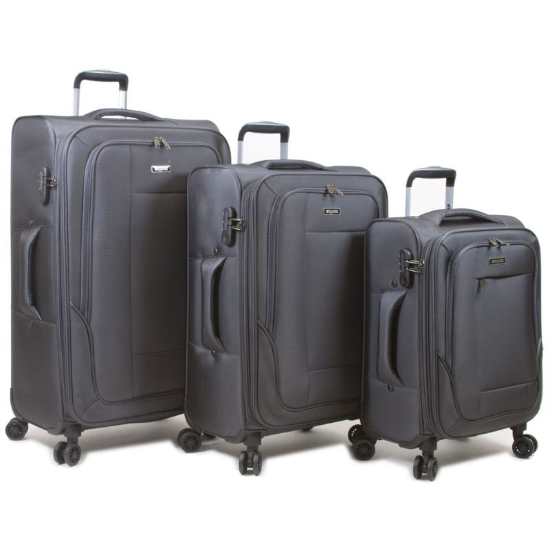 Dejuno Twilight Lightweight Nylon 3-Piece Spinner Luggage Set, 1 of 7