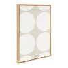 Kate and Laurel Sylvie Elevated Modern Neutral Dots, Neutral Pattern No 2 and Neutral Stained Glass, 3 Piece, Natural - 2 of 4