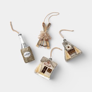 4ct Apres Ski Icon Christmas Ornament Set - Wondershop™ : Target