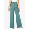 Roaman's Women's Plus Size Wide-Leg Soft Knit Pant - image 3 of 4