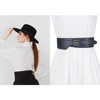 INSPIRE CHIC Women's Obi Vintage Faux Leather Buckle Wide Belts - 4 of 4