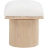 Meridian Furniture,Pavilion Black Boucle Fabric Bench/Stool - 3 of 4