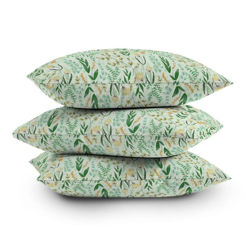 Pimlada Phuapradit Green Garden Square Throw Pillow Green - Deny Designs, 5 of 6