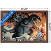 Trends International Godzilla: Comic - City Framed Wall Poster Prints - 3 of 4