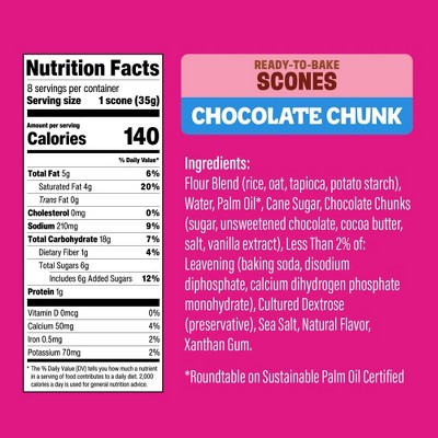 Sweet Loren's Chocolate Chunk Scones - 9.8oz/8ct