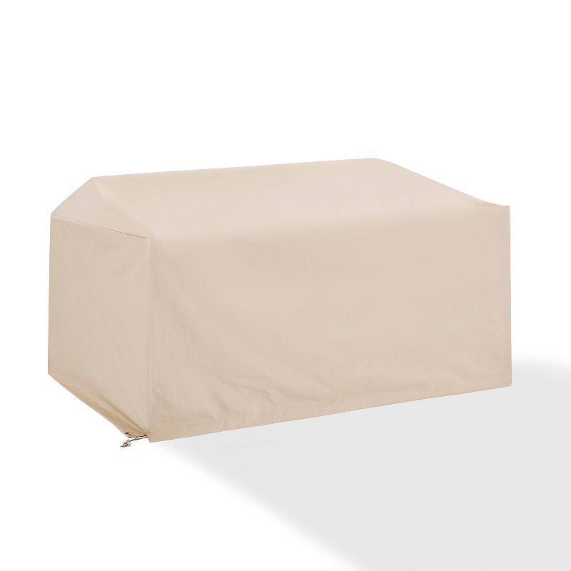 Outdoor Loveseat Furniture Cover - Tan - Crosley, 3 of 8