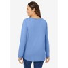 Woman Within Plus Size Perfect Long-Sleeve V-Neck Tee - 3 of 4