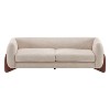 Christopher Knight Home Lucy Modern Upholstered 3 Seater and 2 Seater Combined Sofa Set Almond - 4 of 4