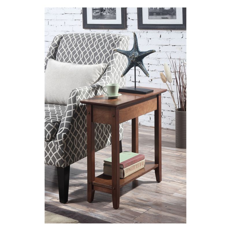 Breighton Home Harper End Table with Flip Top Storage and Lower Shelf, 3 of 10