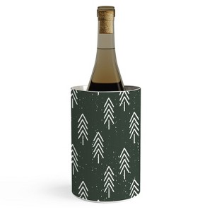 CoastL Studio Pine Trees Olive Wine Chiller - Deny Designs - 1 of 2
