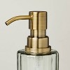 Fluted Glass Bathroom Soap Pump Light Green - Hearth & Hand™ with Magnolia - 4 of 4