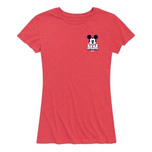 Women's - Disney - Mickey Mouse Icon Short Sleeve Graphic T-Shirt - 1 of 4