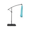 WestinTrends 10 Ft Outdoor Patio Solar LED Cantilever Umbrella with Base Weights - 3 of 3