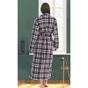 ADR Women's Long Robe, Fleece Plush Robe Woman, Cozy Regular & Plus Size Women's Bath Robe - 3 of 3