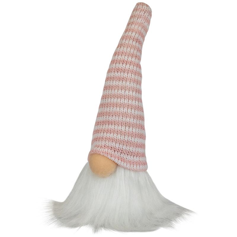 Northlight Striped Hat Spring Gnome - 7.5" - Pink and White, 3 of 6