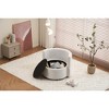 XINGHANZHENXUAN Storage Chair with Back Cushion, 3 Pillows, 360° Rotating Accent Chair for Living Room, Bedroom - 4 of 4