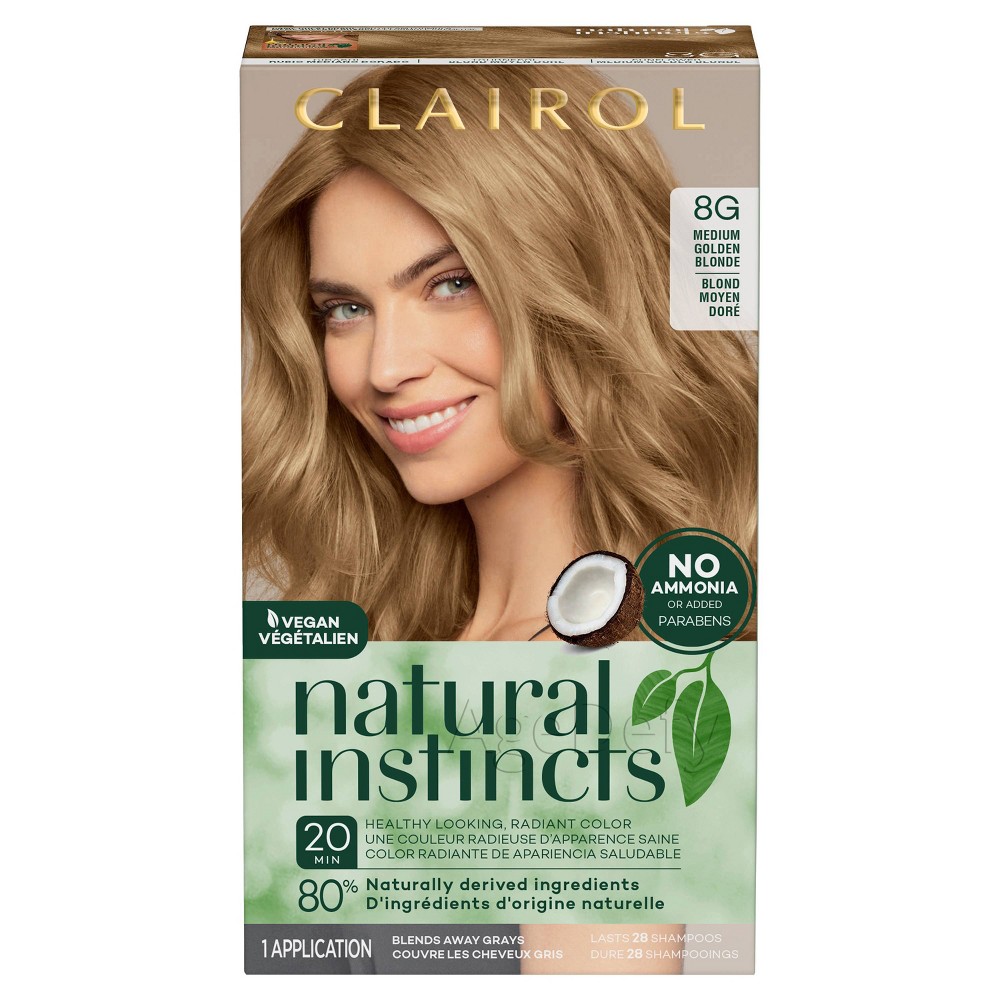 UPC 381519003158 product image for Clairol Natural Instincts Demi-Permanent Hair Color - 8G Medium Golden Blonde, S | upcitemdb.com