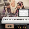 Infans 88-Key Full Size Digital Piano Weighted Keyboard w/ Sustain Pedal White - 4 of 4