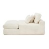 Dolonm 75" Deep Seat Sofa: 2-Seater with 4 Pillows, Plush Fabric, Easy Assembly for Living Room/Apartment/Office - 3 of 4