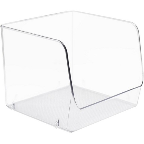 Sorbus Clear Storage Bins with Lid 4 Pack