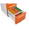 Anybear Rounded 3 Drawer Mobile Filing Cabinet with Pencil Storage Box - 4 of 4