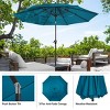 Pure Garden 10' Octagon Wind-Resistant Outdoor Patio Market Umbrella - 4 of 4