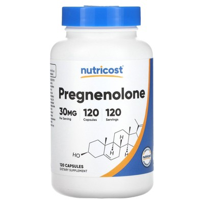 Nutricost Pregnenolone, 30 mg, 120 Capsules