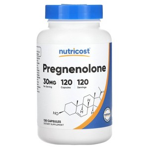 Nutricost Pregnenolone, 30 mg, 120 Capsules - 1 of 2