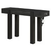 47" Console Table with Storage Drawers, Wood Veneer Behind the Couch Table, Narrow Entryway Table for Living Room or Home Office-Panipeachy - 4 of 4