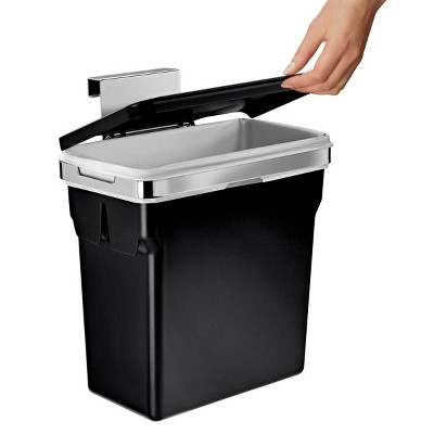 simplehuman 10L Under Cabinet Kitchen Trash Can - Thumbnail 2