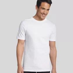 Jockey Generation™ Men's Stay New Cotton 3pk Crew Neck Short Sleeve T-Shirt - White XL